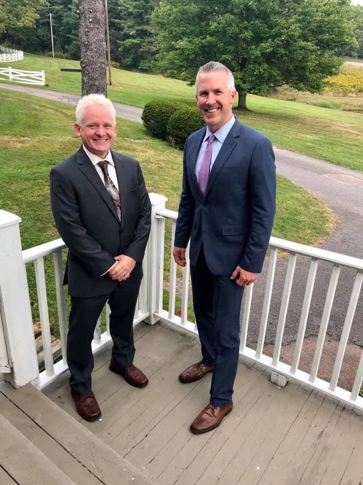 IMG_2440 Bernard Lombard and Glenn Elliott of Route 40 Realty